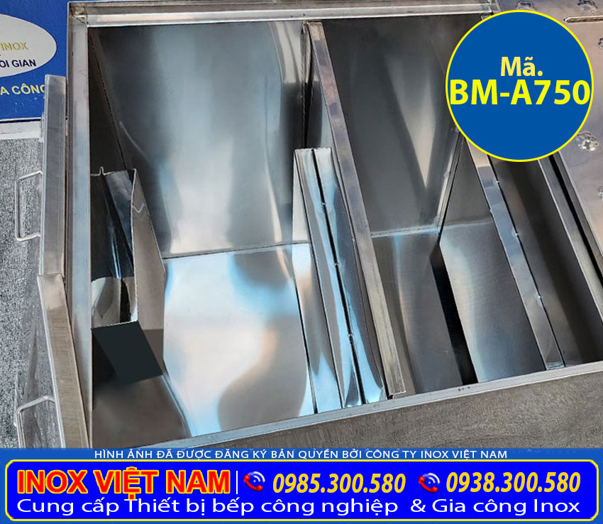 bay tach mo am san BM A750 5 - Bể Tách Mỡ Âm Sàn 750L BM-A750