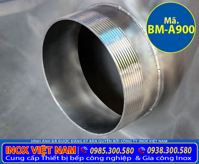 bay tach mo BM A900 6 - Bể Tách Mỡ Âm Sàn Inox 900L BM-A900