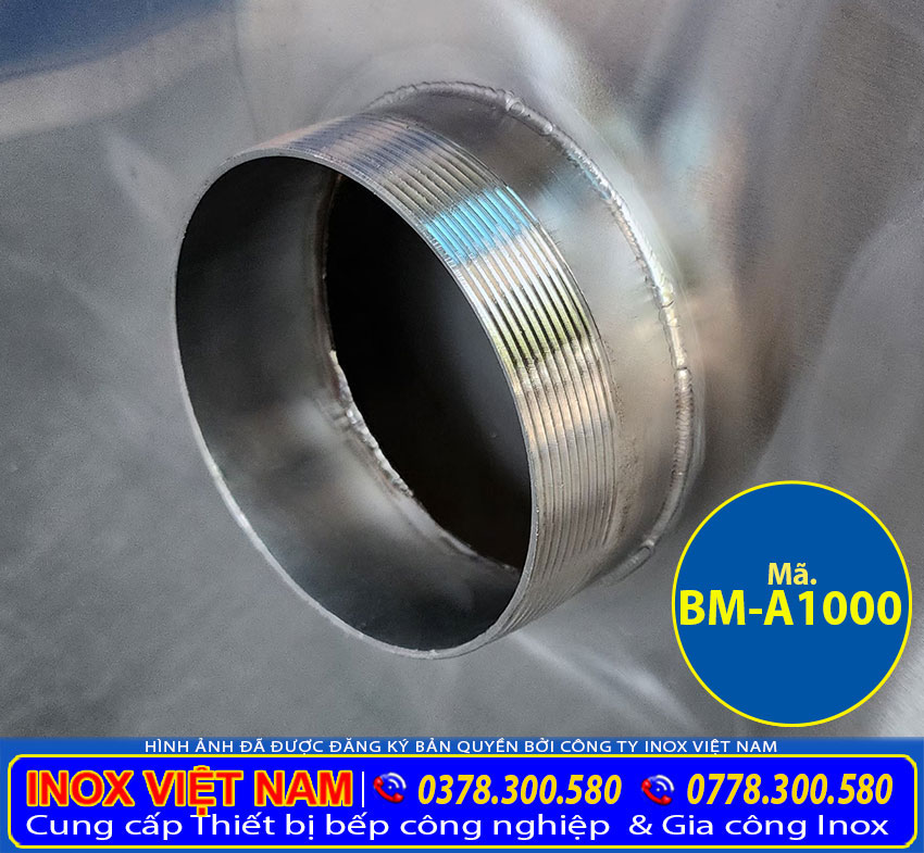 bay tach mo am san BM A1000 6 - Bẫy Mỡ Inox Công Nghiệp Âm Sàn 1000L BM-A1000